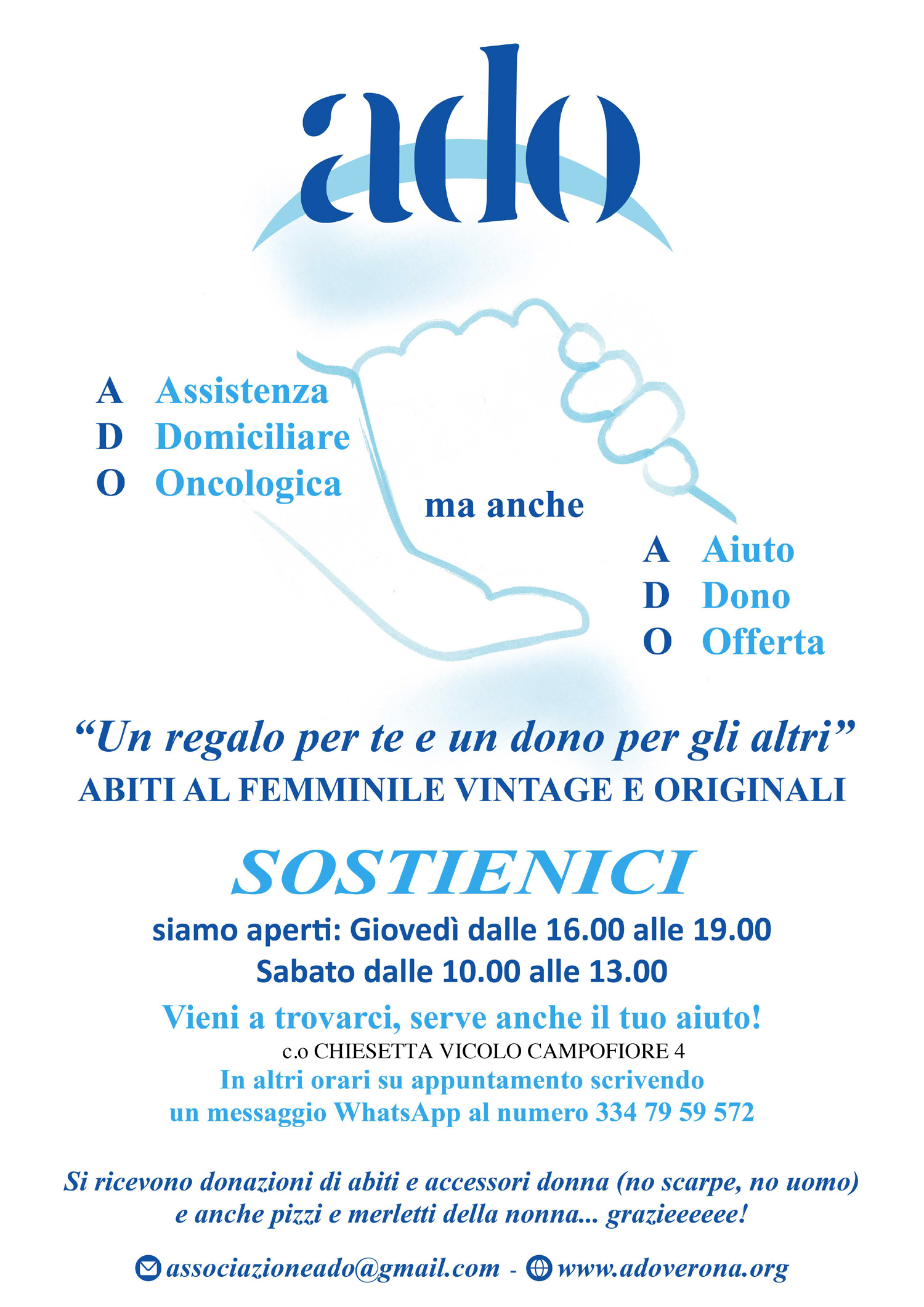 Mercatino dell'usato vintage ADO Verona