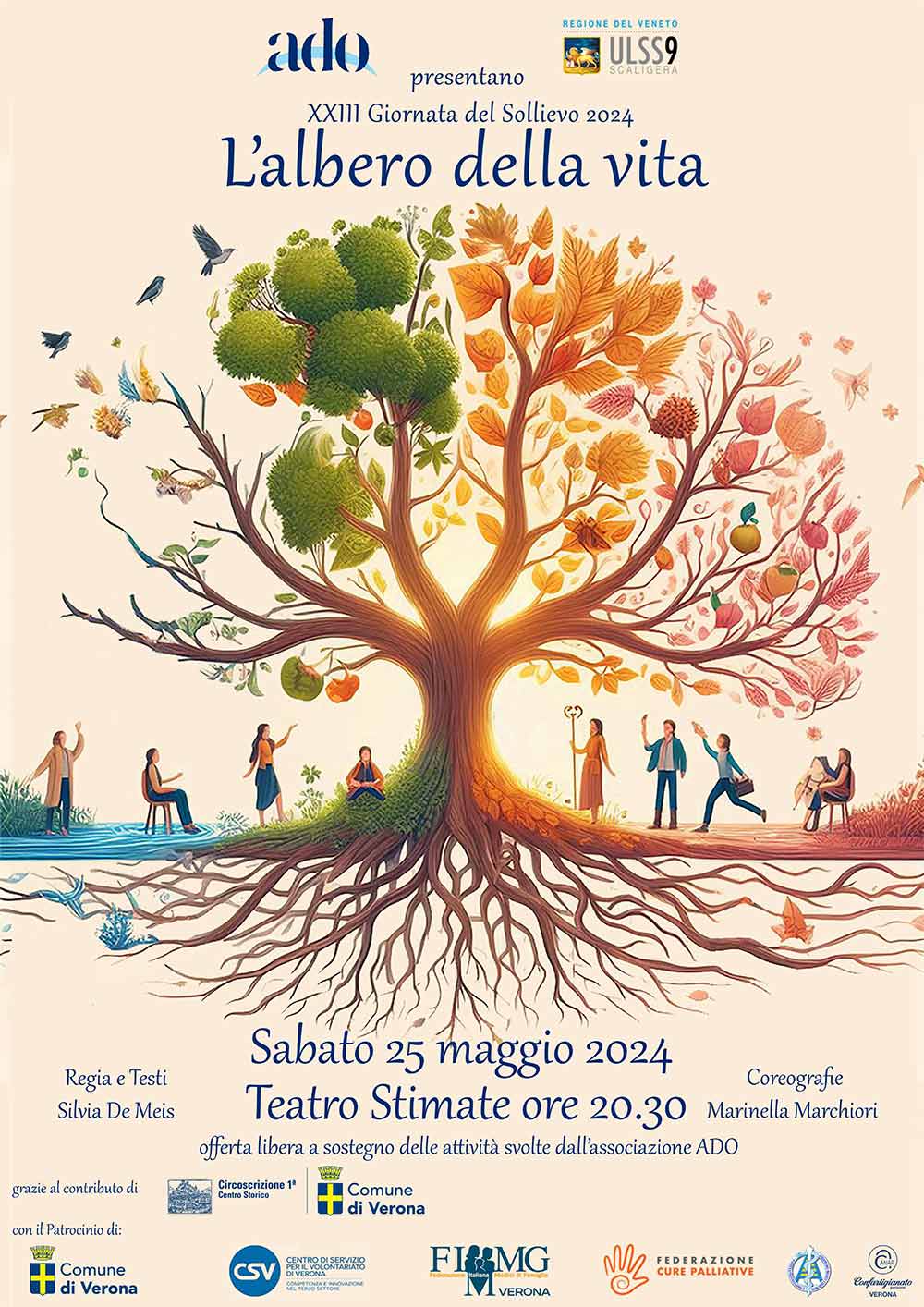 L’albero della vita, serata spettacolo al teatro Stimate