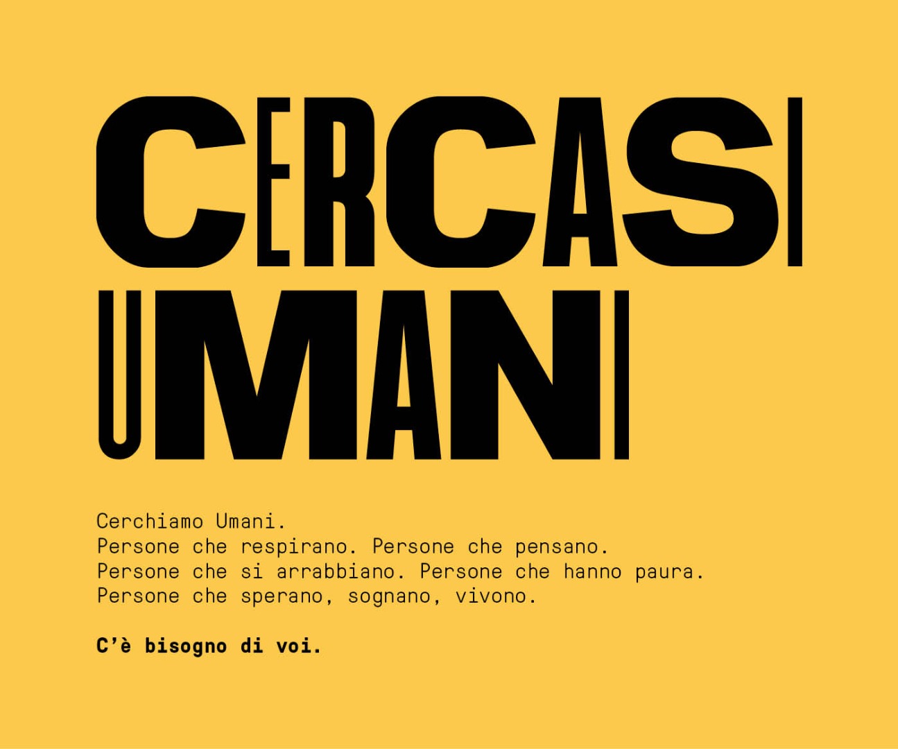 Cercasi Umani